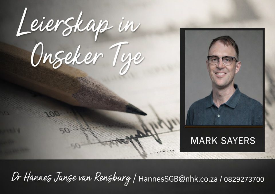 Gesonde leierskap in veranderende tye