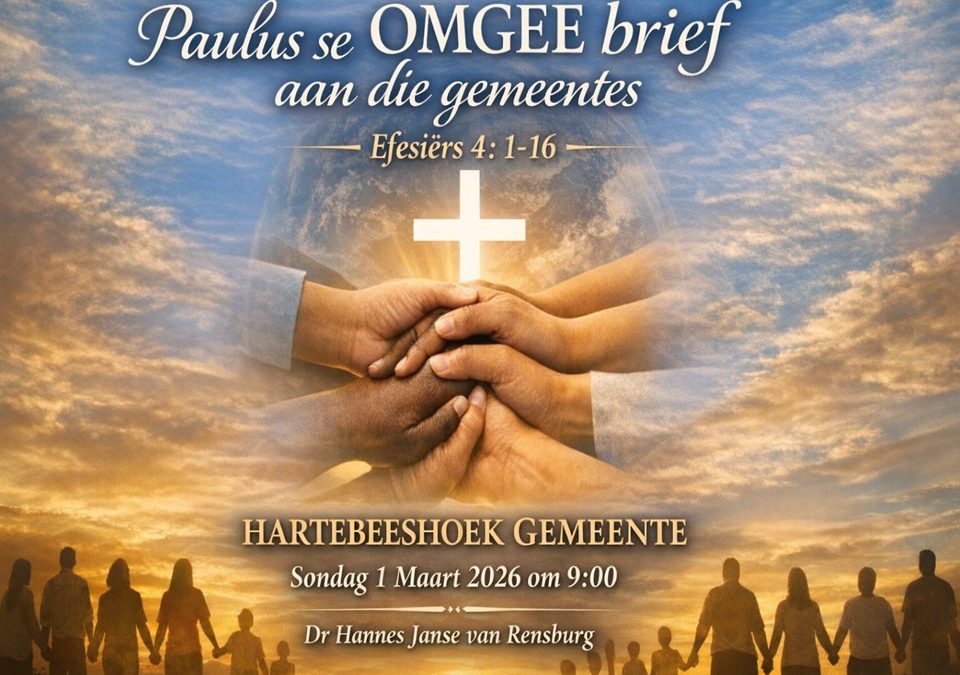 Paulus se OMGEE brief aan die gemeentes van Klein-Asië