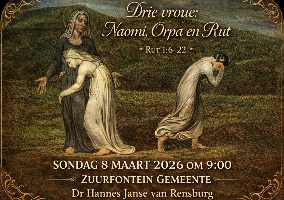 Drie vroue: Naomi, Opra en Rut