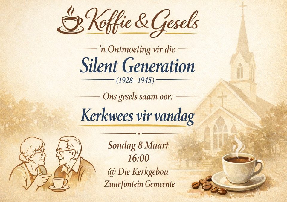 Koffie & gesels met SILENT GENERATION