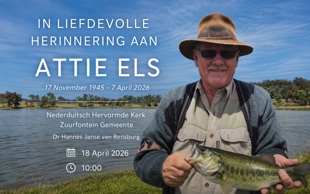In Liefdevolle herinnering: ATTIE ELS