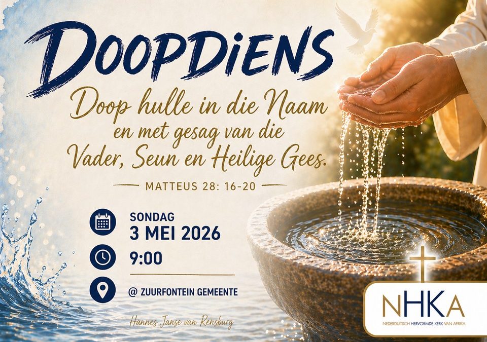DOOP: Le-Che Badenhorst ~ Matteus 28: 16-20