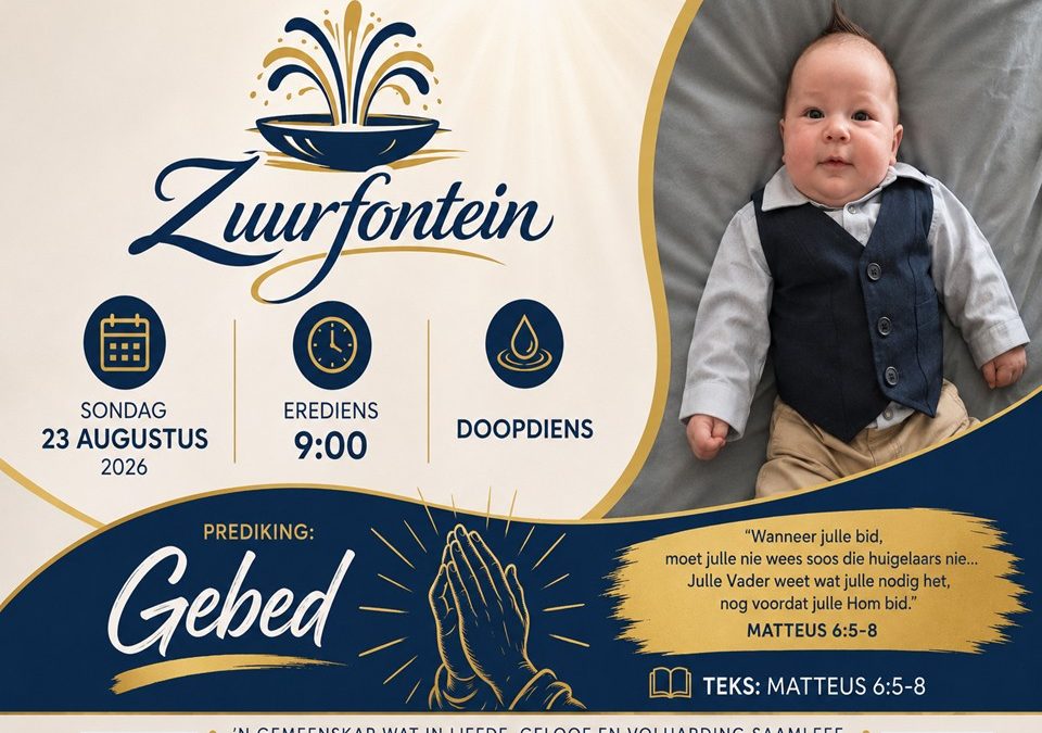 DOOP Noah Tomas le Roux ~ Matteus 6: 6, 2022